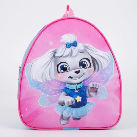 Baby backpack for girls "Dog"-1