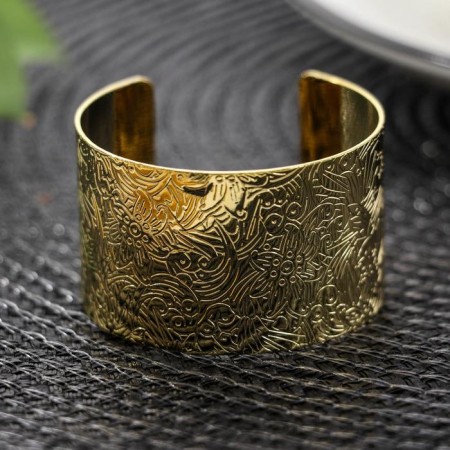 Morocco napkin ring, 4.8 × 3 cm, gold color