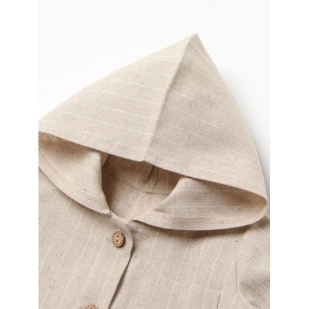 Children's Minaku shirt, beige color, height 92-98 cm-1
