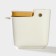 Porcelain Bank for bulk products with a spoon Bellatenero, 280 ml, white color