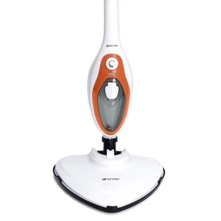 Steam mop Kitfort KT-1004-3, 1500 W, 350 ml, cord 4.8 m, white-orange-3