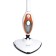 Steam mop Kitfort KT-1004-3, 1500 W, 350 ml, cord 4.8 m, white-orange