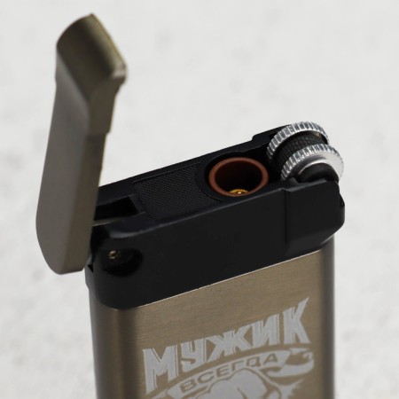 Gas lighter "Man Rights", 6.5 x 3.5 cm.-4