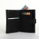 Male purse on the button, department for auto documents, black color