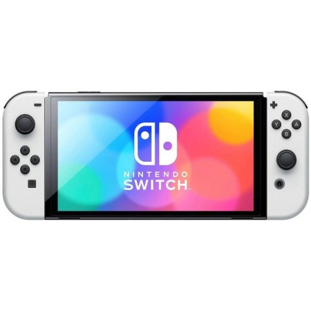 Game console Nintendo Switch, 64 GB, OLED, 2 Joy-Con controllers, white-1