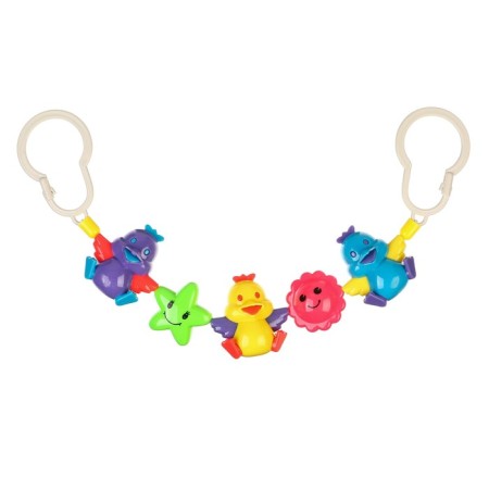 Stretching to a stroller/crib "chicks", 3 toys, color mix, crush me-3