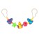 Stretching to a stroller/crib "chicks", 3 toys, color mix, crush me