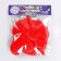 Decorative hearts, set 12 pcs., Size 1 pcs: 6.5 × 5 cm, red color