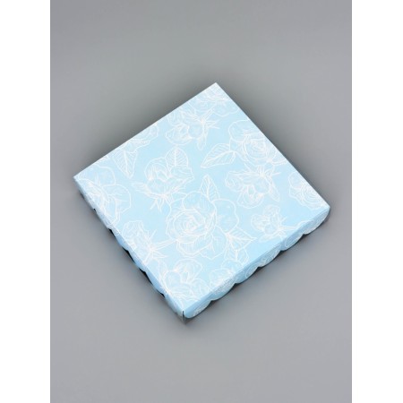 Cookie box, confectionery packaging, "March 8", 18 x 18 x 3 cm-2