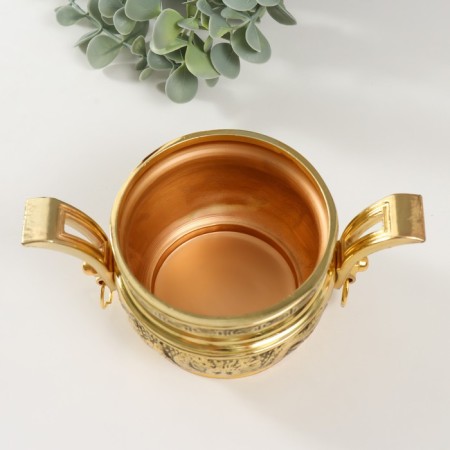 Souvenir Metal "Cup to attract wealth" 17x11x8 cm-4
