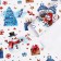 Glossy packaging paper "Winter", 70 x 100 cm, 1 sheet