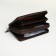 Male clutch on lightning, textura, brown color