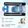 Snow-champion "Timka Sport 4-1", TS4-1/BG, with a back and a seat belt, white/blue color