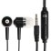 Headphones Exployd Ex-HP-850, vacuum, microphone, 108 dB, 32 Ohm, 3.5 mm, 1.2m, black