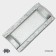 Glass Serving "Shine", 32 × 16 × 2.5 cm, silver color
