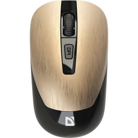 The mouse Defender Wave MM-995, wireless, optical, 1200 dpi, 1xaa (not in compl), yellow-1
