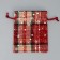 Bag Gift canvas “Fairy Tale in the Forest”, snowflakes, 10 x12 cm +/- 1.5 cm, New Year
