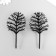 Decor for creating miniatures (trees) "The trunk of a tree - round crown" 12 cm