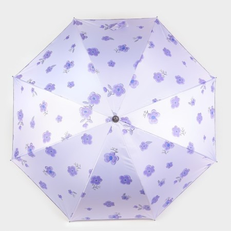 Umbrella - a semiautomatic “flowers” ​​cane, Eponge, 8 spokes, r = 51 cm, color mix-8