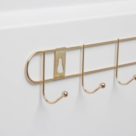 The hanger wall -mounted on 6 hooks "Light", 35 × 5 × 4 cm, the color of the gold-2
