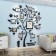 Interior stickers with photo frames "Memories", decor on the wall, panel 130 x 106 cm