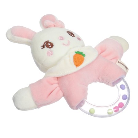 Soft rattle "Sweet bunny", from 3 months.-6