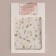 Nail stickers "leaflets", metallized, white/golden color