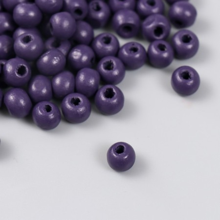 Beads for creativity tree "Blue. Concord" d-0.8 cm, set of 20 g