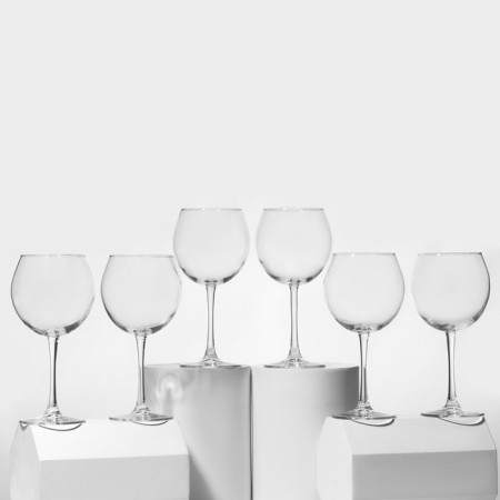 Set of glass glasses for the wine Enoteca, 630 ml, 6 pcs