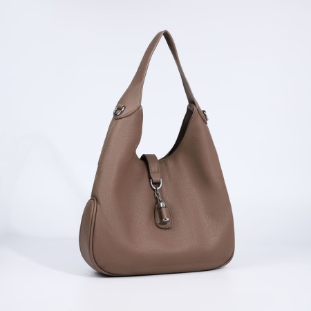Load bag with lightning, external pocket, brown color-2