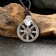 Amulet-cranes "Welding Circle" No. 12, tin