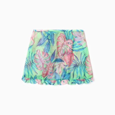 Separate swimsuit for girls, turquoise color, height 122-128 cm-4