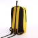 Youth backpack on a zipper, waterproof, 3 outer pockets, yellow color