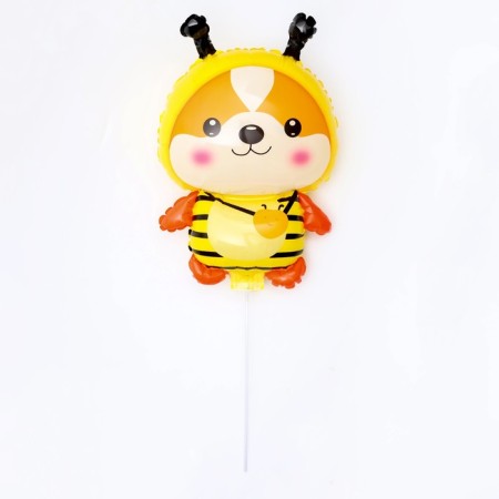 Foil ball 19 “Pesik in a bee costume”, with a wand
