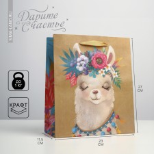 Package Gift Crafts Vertical, Packaging, Lama, Ml 23 x 27 x 11.5 cm