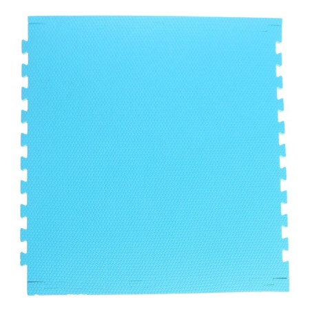 Soft floor universal "New. Honeycomb ", blue color, 100 × 100 cm, 14 mm-1