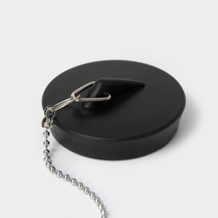 Bath traffic jam with a toy of the “frog” mustyle, (top diameter 5.1 cm, bottom 4.6 cm), a chain 40 cm-2
