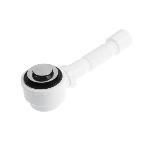 Siphon for shower pallet "Any Plast" E415CLS, 1 1/2 "x50/60, flexible pipe 40/50" Click-Clak "-1