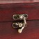 Casket wood chest "Middle Ages" with scaples 9.5x22x15.5 cm