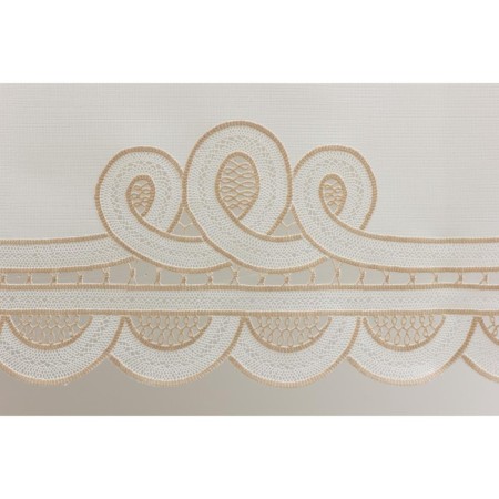 The tablecloth "openwork" Legend, 130 x 160 cm, beige color-4