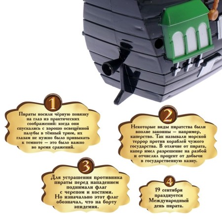 Pirate ship "Black Sea Pirates", works on a cumbarole mechanism-3