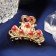 Hair crab "Liora" Crown, 2.5 cm, gold