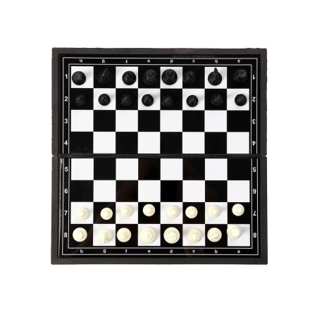 Magnetic chess 20 x 20 cm, King H-3.3 cm, d-1.5 cm, plastic board and figures-1