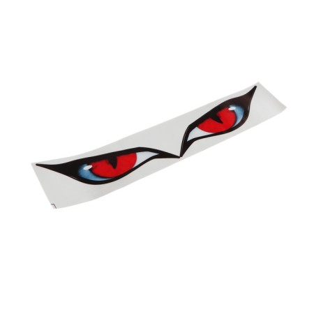 Stick on the car "Eyes", 32 × 7 cm, red-2
