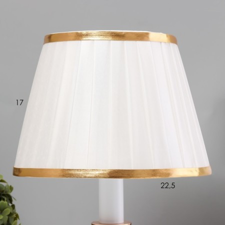 Board Lamp "Almi" E27 40W white-gold 24x24x36 cm-2