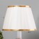 Board Lamp "Almi" E27 40W white-gold 24x24x36 cm