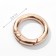 Karabin ring, d = 16/24 mm, thickness - 4 mm, 5 pcs, gold color