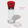 Mill for spices "Modern", 200 ml, 6.5 × 18.8 cm, red color