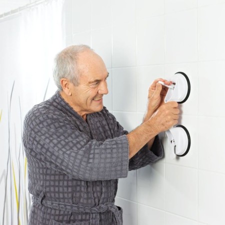 Handrail, white color with a suction mechanism-1