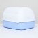 Domik toilet 43 x 32 x 28 cm, white-blue